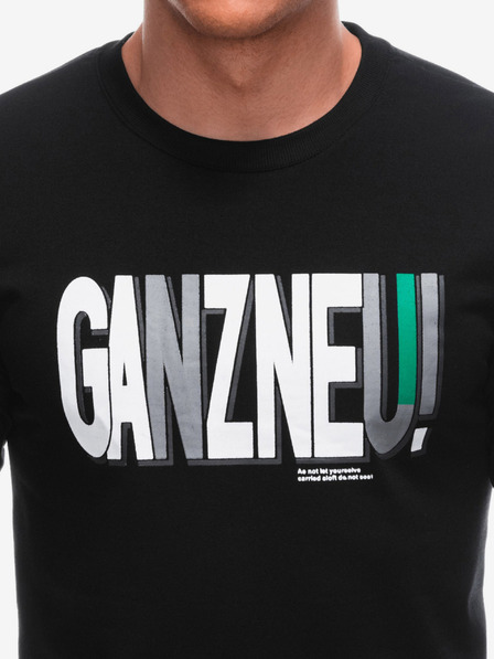 Edoti Črna moška jopa z napisom Edoti