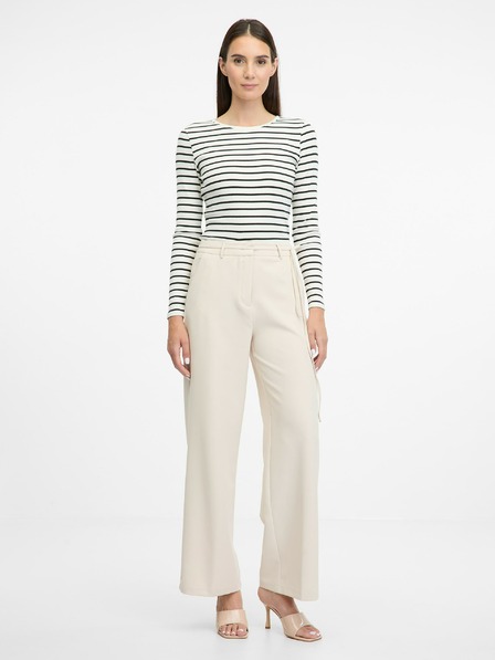 Orsay Krem ženska majica z dolgimi rokavi ORSAY