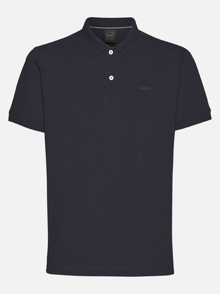 Geox Modré pánske polokošele Geox Polo