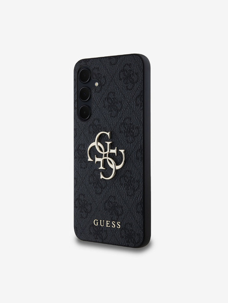 Guess Guess PU 4G Metal Logo Back Cover za Samsung Galaxy A35 5G Grey