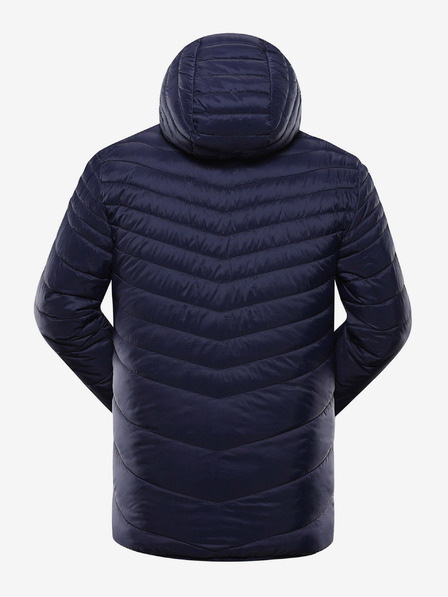 ALPINE PRO Rjava in modra moška zimska jakna ALPINE PRO EROM