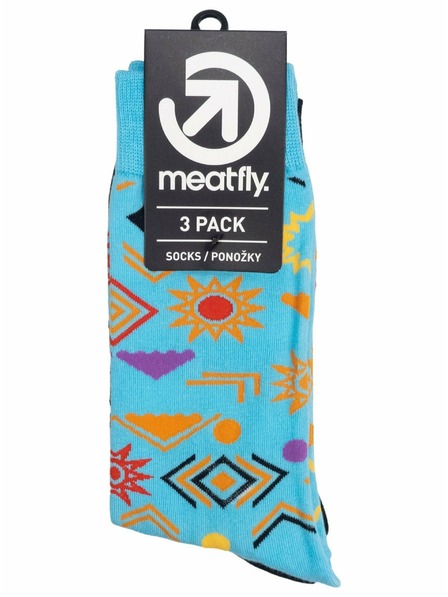 Meatfly Meatfly Socks Lexy Triple Pack Aztec | Multicolor | Size