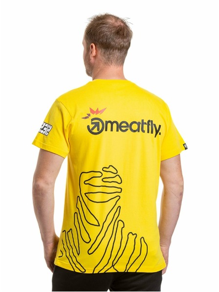 Meatfly Meatfly pánske tričko Dakar Yellow | Žltá | Veľkosť