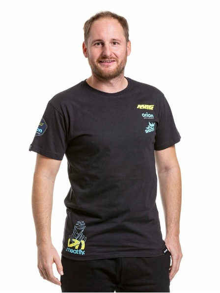 Meatfly Meatfly pánske tričko Dakar Blue/Black