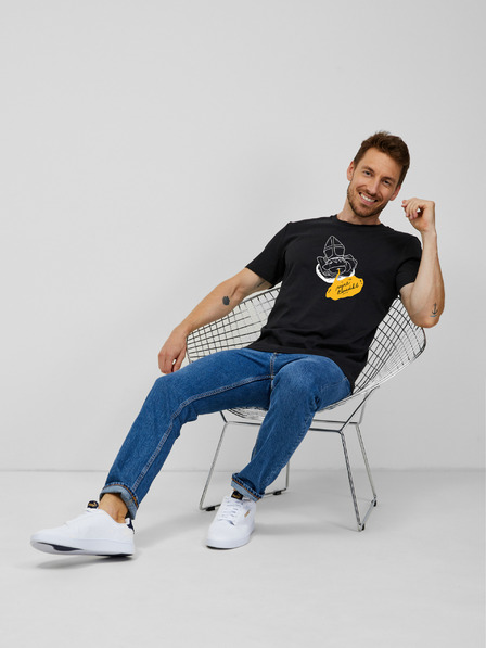 ZOOT.Original Črna moška majica ZOOT.Original Jajce Benedikt