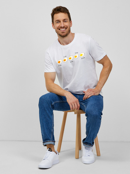 ZOOT.Original Bela moška majica ZOOT.Original Jajce časovka