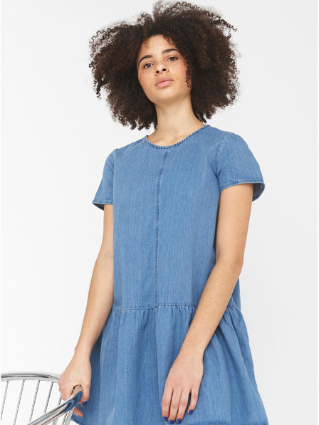 Noisy May Modra obleka iz džinsa Noisy May Emilia