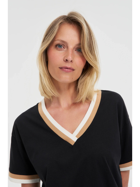 Moodo Ženska majica Moodo – črna