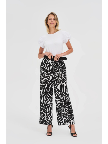 Moodo Bel top z nabranimi rokavi