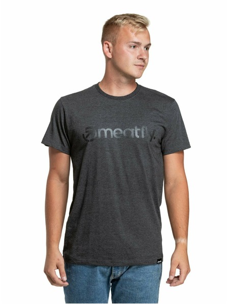 Meatfly Meatfly komplet moških majic MF Logo Multipack Charcoal Heather/Olive/Navy Heather | Siva