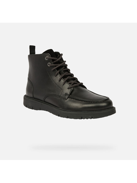 Geox Črna moška gležnjarska obutev Geox Pove