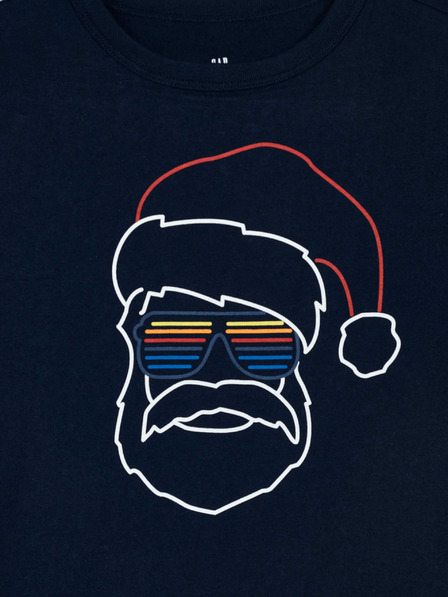 GAP Otroška božičkova majica GAP