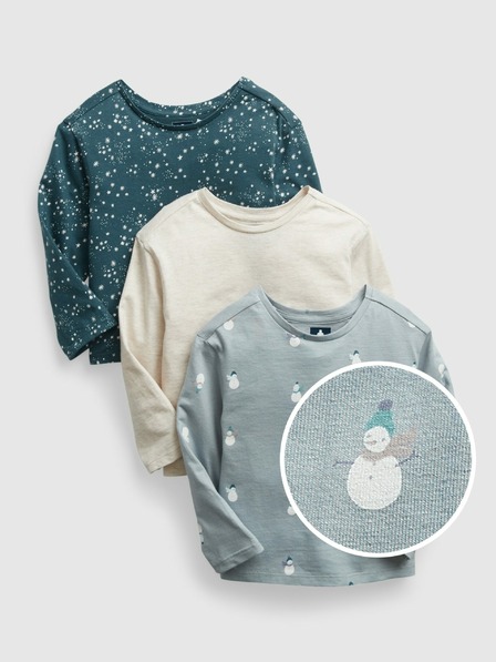 GAP Dojenčke majice Mix & Match, 3 kosi GAP
