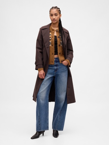 GAP Oversize kardigan Fair Isle z volno GAP