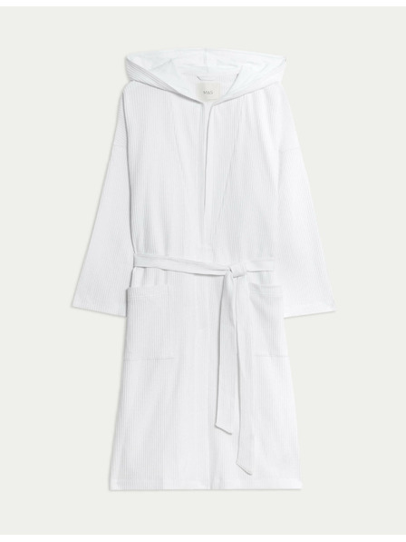 Marks & Spencer Udoben žerzej kopalni plašč z vaflastim vzorcem Marks & Spencer