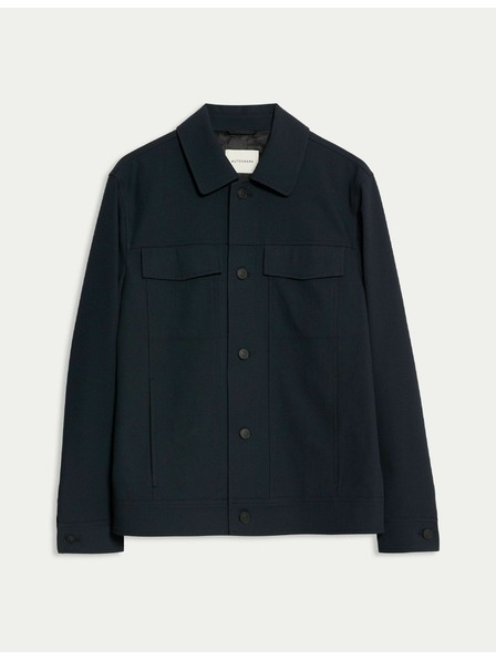 Marks & Spencer Funkcionalna keperjasta jakna s teksturo Marks & Spencer mornarsko modra