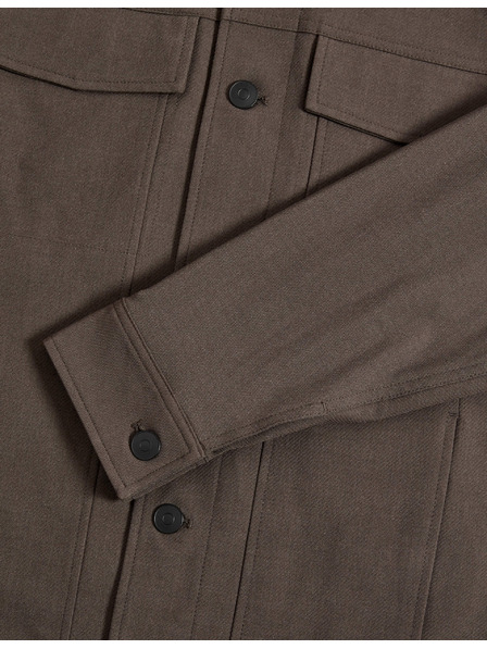 Marks & Spencer Funkcionalna keperjasta jakna s teksturo Marks & Spencer rjava