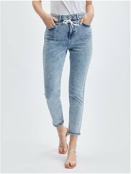 Orsay Svetlo modre ženske slouchy kavbojke ORSAY