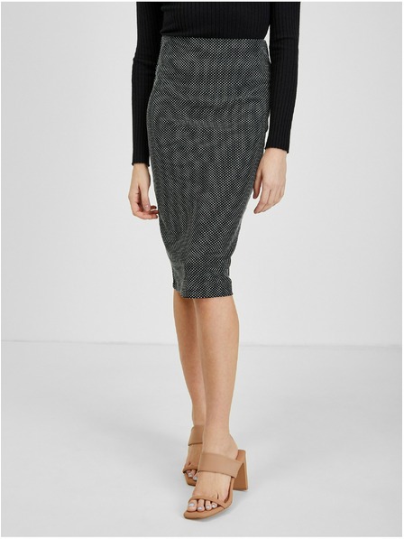 Orsay Belo-črno žensko vzorčasto krilo ORSAY