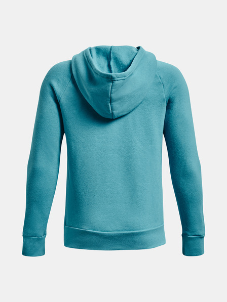 Under Armour Deški pulover Under Armour UA RIVAL FLEECE HOODIE-BRN