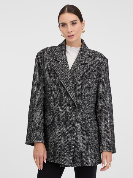 Orsay Temno siv ženski kratek plašč ORSAY