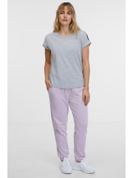 Sam 73 Svetlo siva ženska črtasta majica SAM 73 Iris