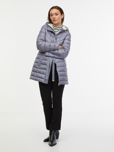 Orsay Sivi ženski zimski prešiti plašč ORSAY