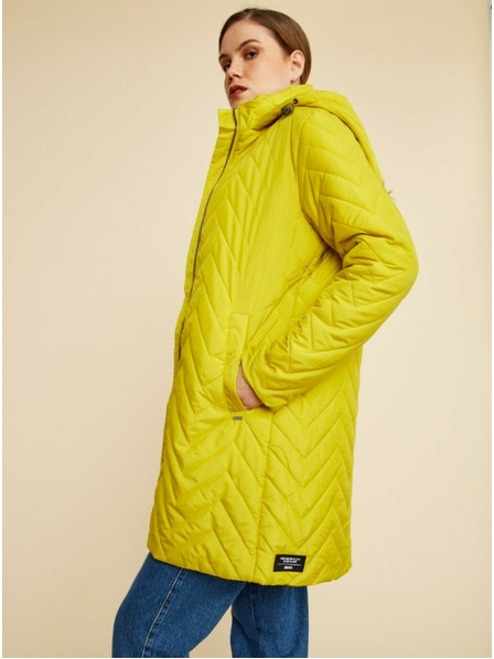 ZOOT.lab Zeleno-rumeni ženski prešiti plašč ZOOT.lab Molly