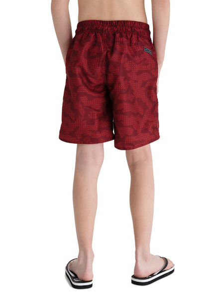 Sam 73 Rdeče fantovske vzorčaste kopalke SAM 73