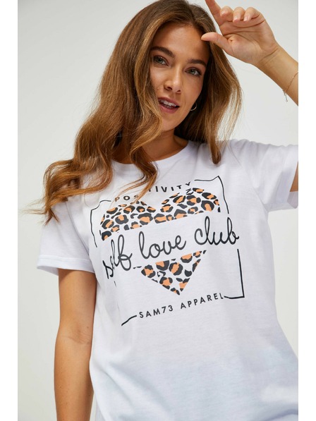 Sam 73 Bela ženska majica SAM 73 Inathi