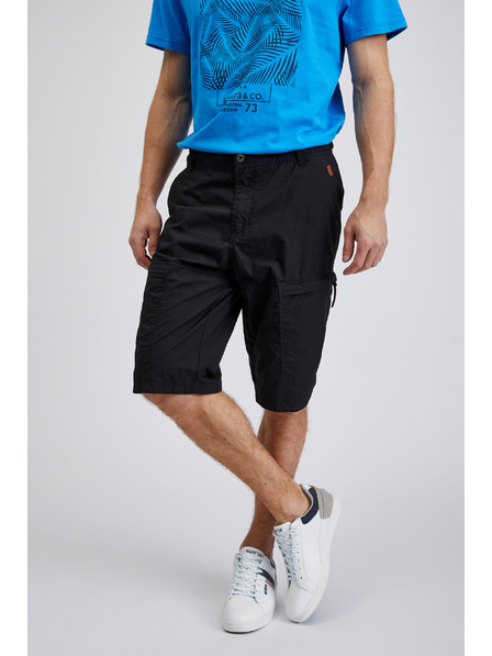 Sam 73 Črne moške kratke hlače SAM73 Cygnus
