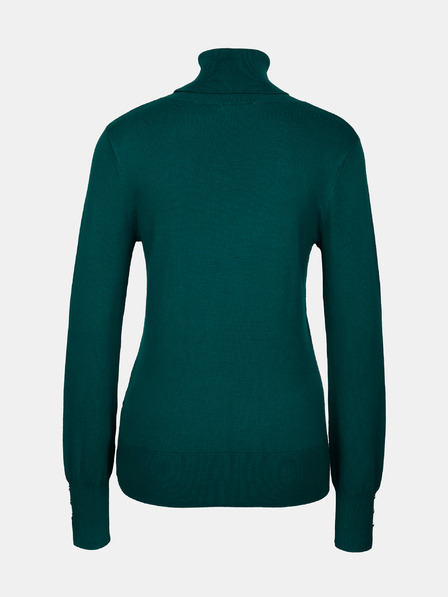 Orsay Petrolejski ženski pulover z visokim ovratnikom ORSAY