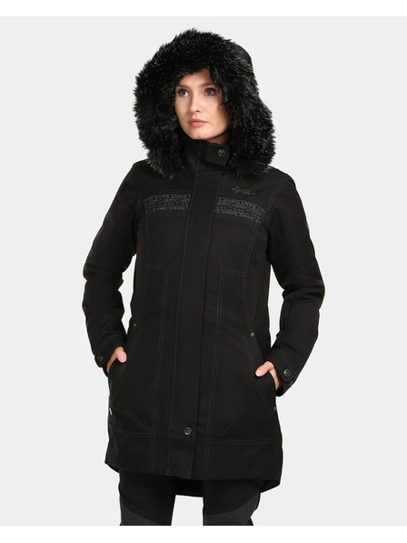 Kilpi Ženski zimski plašč Kilpi PERU-W Black