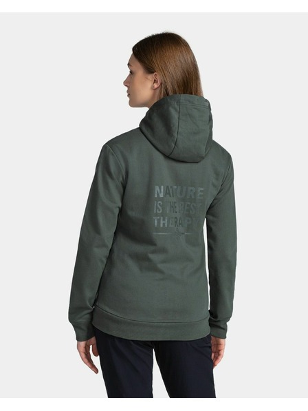 Kilpi Ženska bombažna jopa Kilpi BERY-W Temno zelena