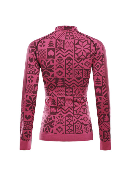 ALPINE PRO Žensko funkcionalno perilo - majica ALPINE PRO SEAMA fuchsia fedora