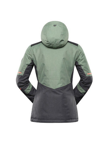 ALPINE PRO Ženska smučarska jakna z membrano ptx ALPINE PRO ZARIBA loden frost
