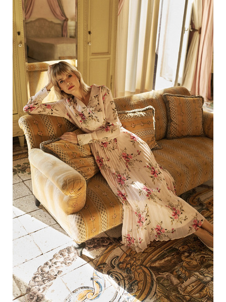 Moodo Moodo Ženska cvetlična obleka