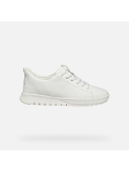 Geox Beli ženski čevlji Geox Flextride Plus