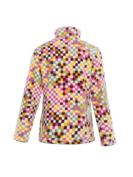 ALPINE PRO Otroška flisasta jopa s supratherm ALPINE PRO EFLINO fuchsia fedora različica pc