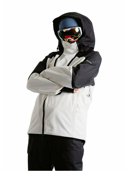 Meatfly Meatfly moška SNB & SKI jakna Blake Clouds White