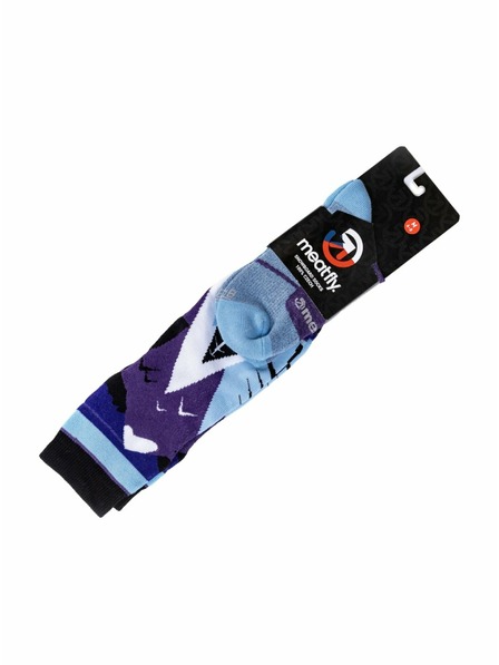 Meatfly Meatfly sNB & SKI nogavice Leeway Purple Mountains