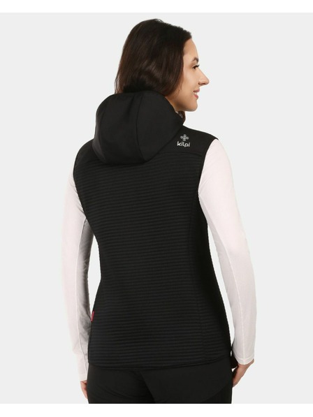 Kilpi Ženski hibridni outdoor brezilnik Kilpi ENIA-W Črn