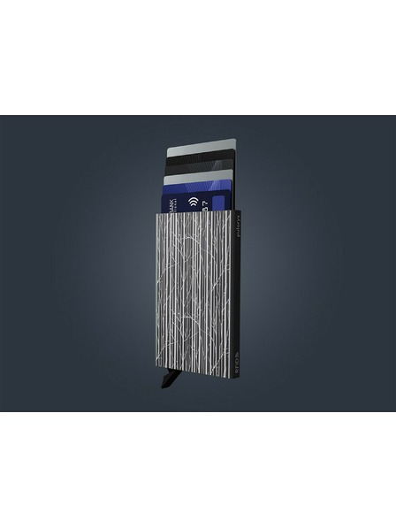 Pularys Etui za dokumente Pularys Winter Birches sivo ščetkano aluminij 192315535