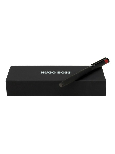 Hugo Boss HUGO BOSS Nalivno pero Loop z nežnim diamantnim vzorcem v črni barvi HSW3672A