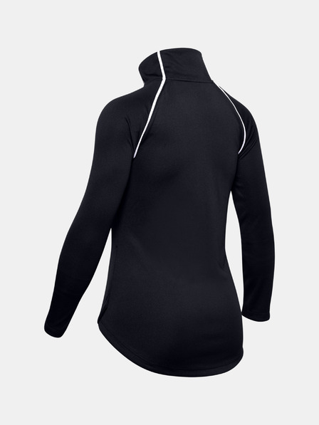 Under Armour Dekliška majica Under Armour Tech Graphic Big Logo 1/2 Zip-BLK