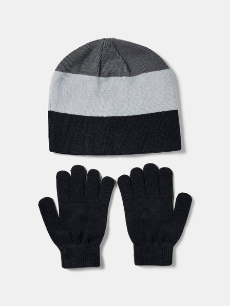 Under Armour Deška kapa Under Armour Boys Beanie Glove Combo-GRN