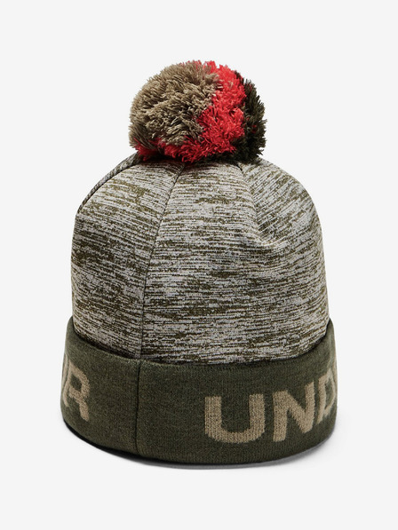 Under Armour Deška kapa Under Armour Boy's Gametime Pom Beanie-RED