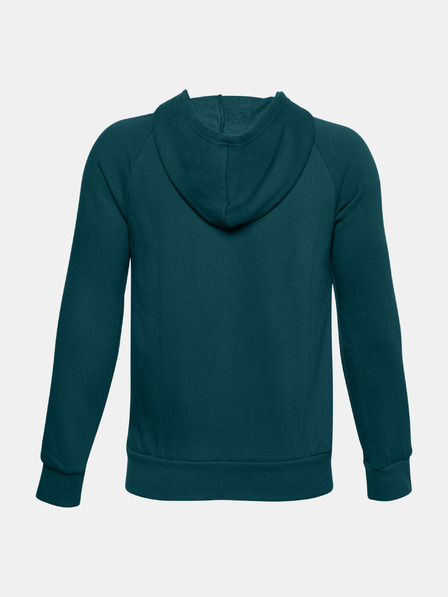 Under Armour Deški pulover Under Armour UA RIVAL FLEECE FZ HOODIE-BLK