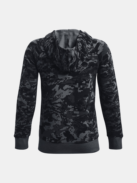 Under Armour Deški pulover Under Armour UA Rival Flc ABC Camo Hoodie-GRY