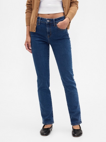 GAP Kavbojke Mid Rise Classic Straight GAP